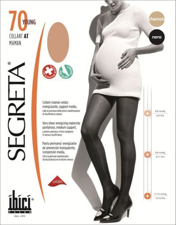 SEGRETA Young Maman 70 DEN Maternity Compression Tights