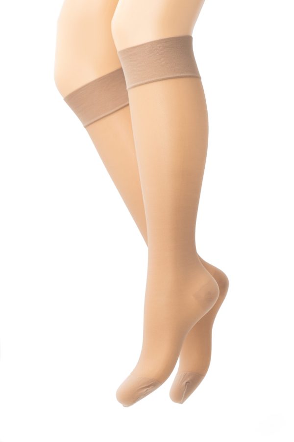 SEGRETA 70 DEN Medium Support Compression Knee High Socks