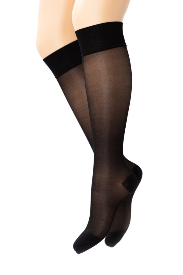 SEGRETA 70 DEN Medium Support Compression Knee High Socks