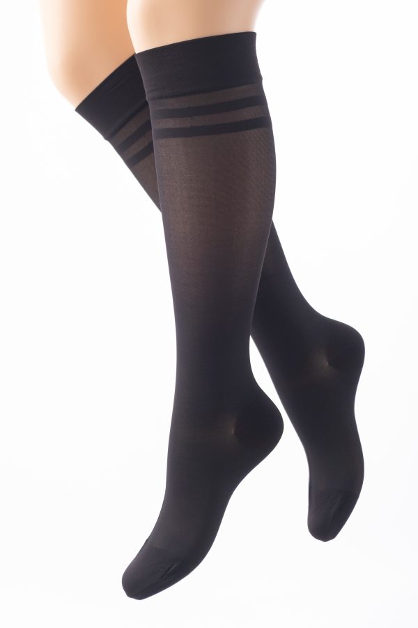 SEGRETA Silhouette Derm® 120 DEN Knee High Compression Socks